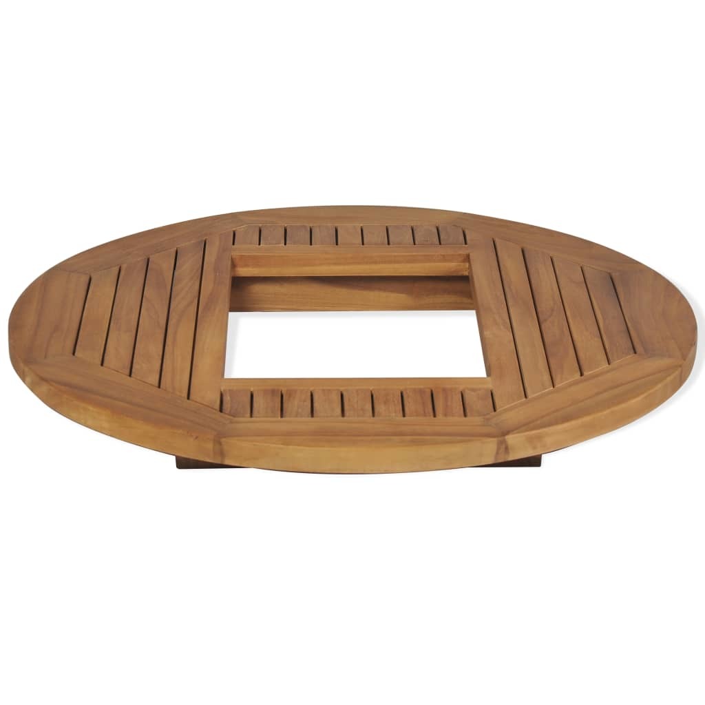 Beer Crate Tabletop Teak 27.6"-3