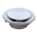 White plastic round ceiling cone vent diffuser for home HVAC and ventilation systems