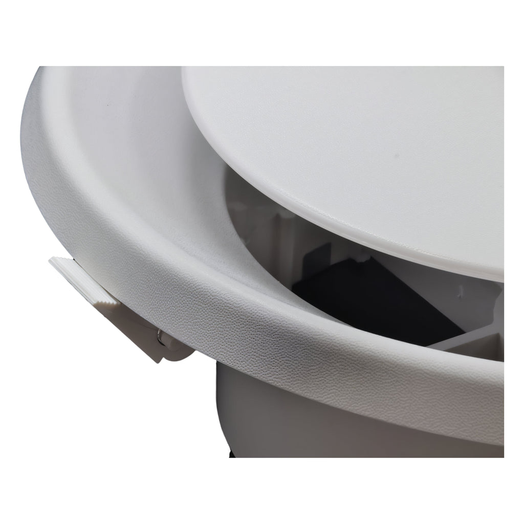 Ductsure PCD250 white plastic round ceiling cone vent diffuser for home ventilation systems — view 3