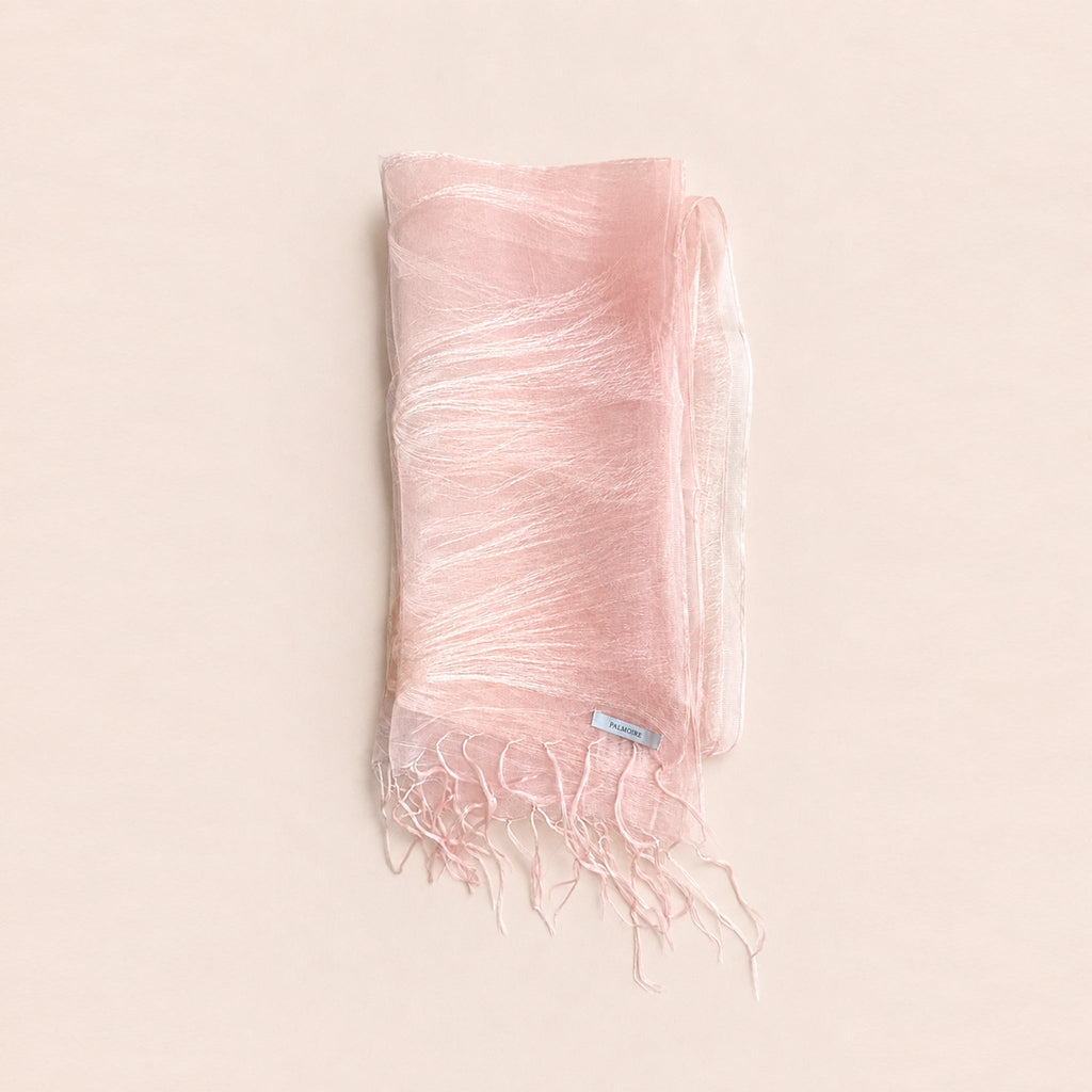 Dusty Rose Mulberry Silk Scarf-1