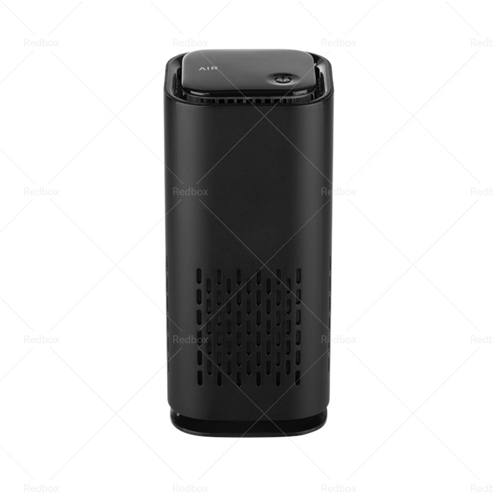 Portable USB car air purifier ionizer in compact cylindrical design for vehicle cup holders — view 3