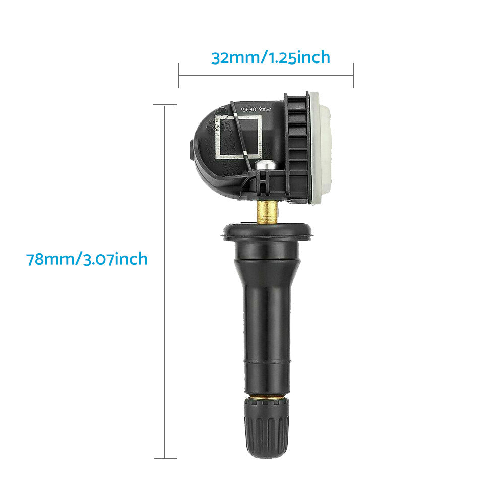 Set of four MAXCOOL tire pressure monitoring sensors for Ford vehicles on a white background — view 5