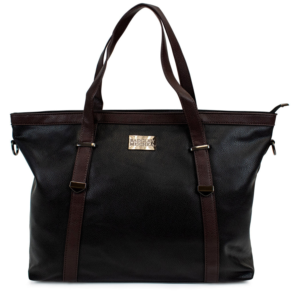 Anna XL Vegan Leather Weekender Tote Bag-0
