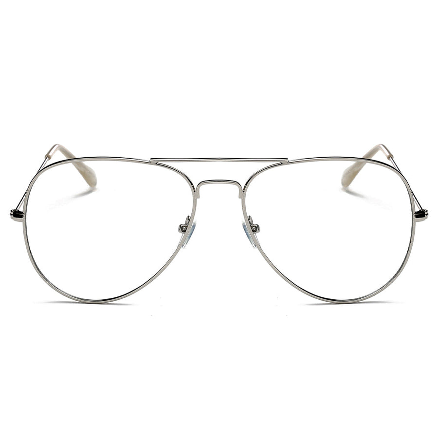 ENID - Trendy Aviator Clear Glasses Lens Sun Glasses