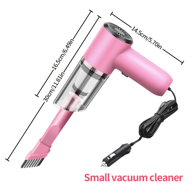 NNETM handheld car vacuum cleaner with flat nozzle attachment and long power cord — view 3