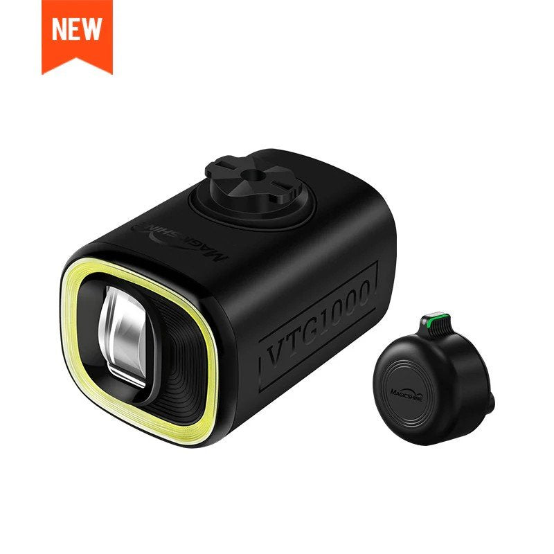 Magicshine VTG 1000 front light and tail light set for Brompton folding bikes with wireless remote