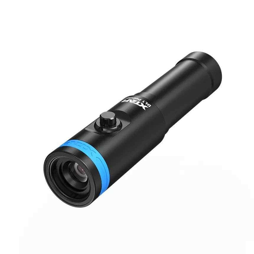 Black aluminum XTAR Pointer DL1 dive light featuring a compact design and powerful green beam
