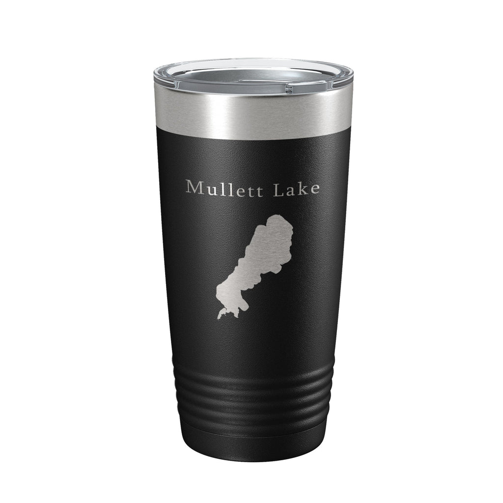 Mullett Lake Map Tumbler Travel Mug Insulated Laser Engraved Coffee Cup Michigan 20 oz-5