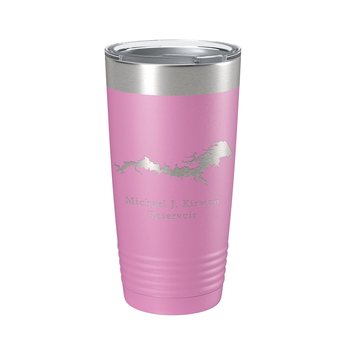 Michael J. Kirwan Reservoir Tumbler Lake Map Travel Mug Insulated Laser Engraved Coffee Cup Ohio 20 oz-14