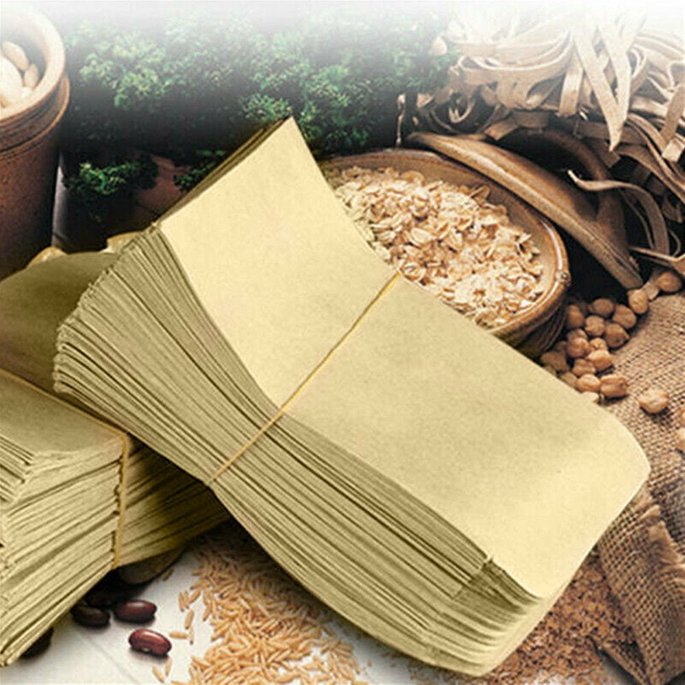 Recycled yellow kraft paper mini envelopes for storing garden seeds, jewelry, and small items — view 4