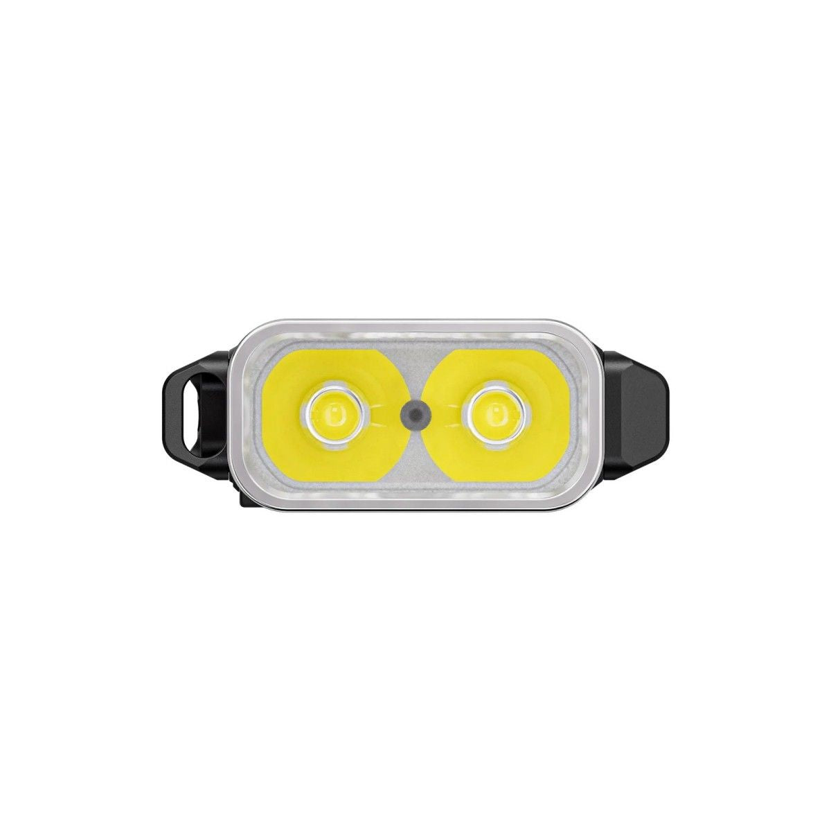 Sleek flat tactical flashlight with dual LEDs and pocket clip for everyday carry and emergencies — view 4
