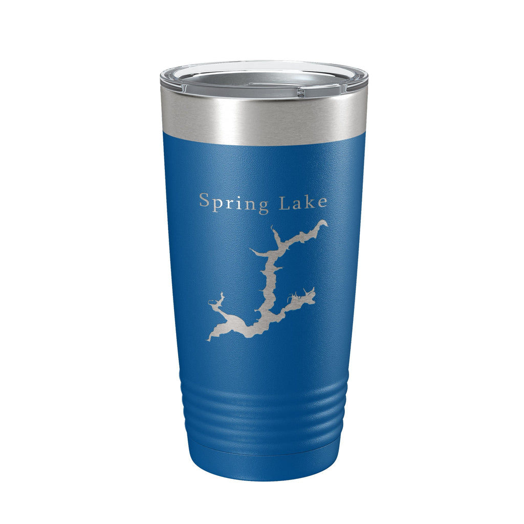 Spring Lake Map Tumbler Travel Mug Insulated Laser Engraved Coffee Cup Michigan 20 oz-6