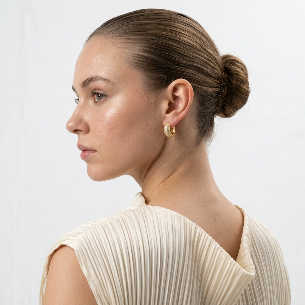 Daisy Diamond Hoops-3