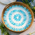 Rattan Trays • Mother of Pearl • Ripple (Multiple Sizes)-4