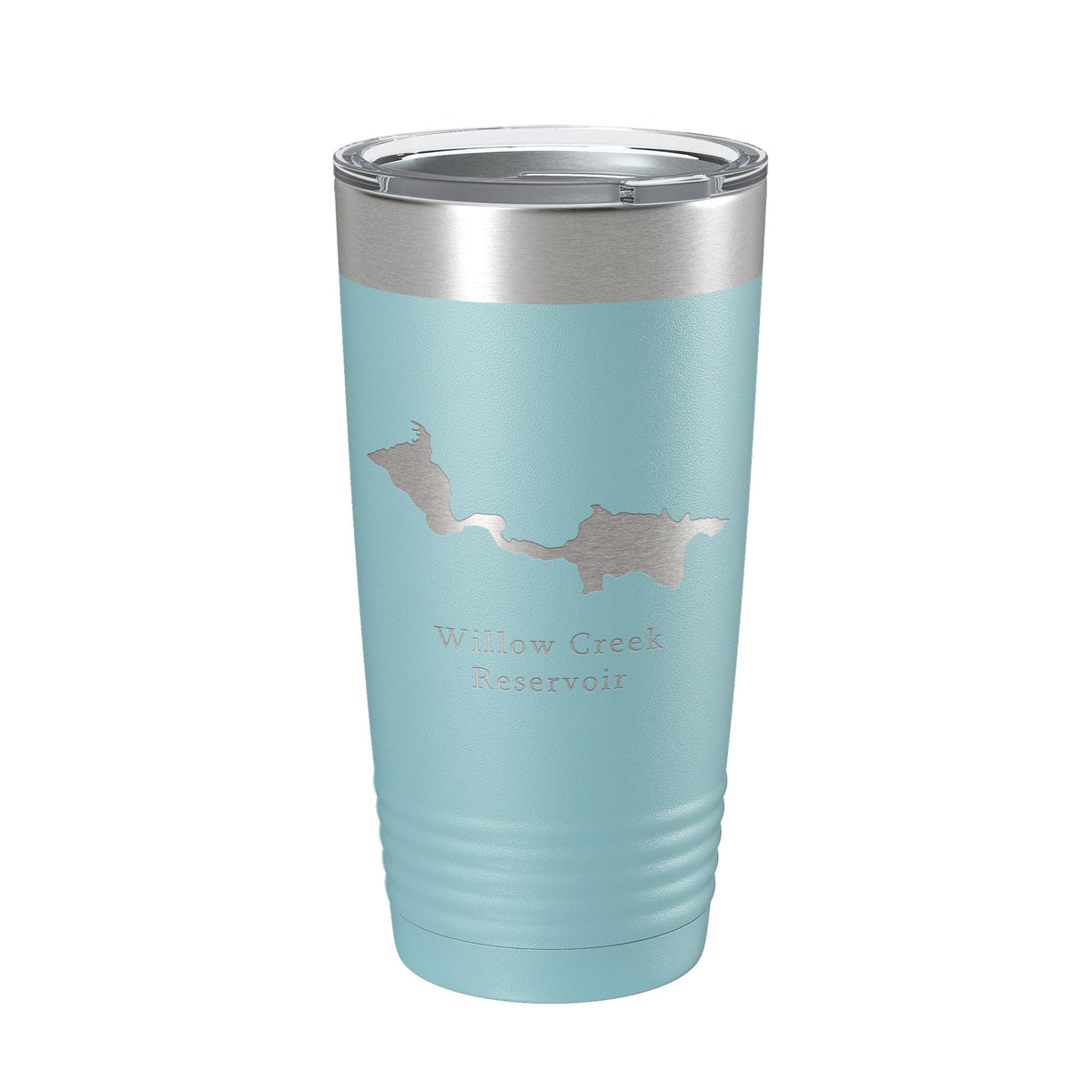 Willow Creek Reservoir Arapaho Tumbler Lake Map Travel Mug Insulated Laser Engraved Coffee Cup Colorado 20 oz-13