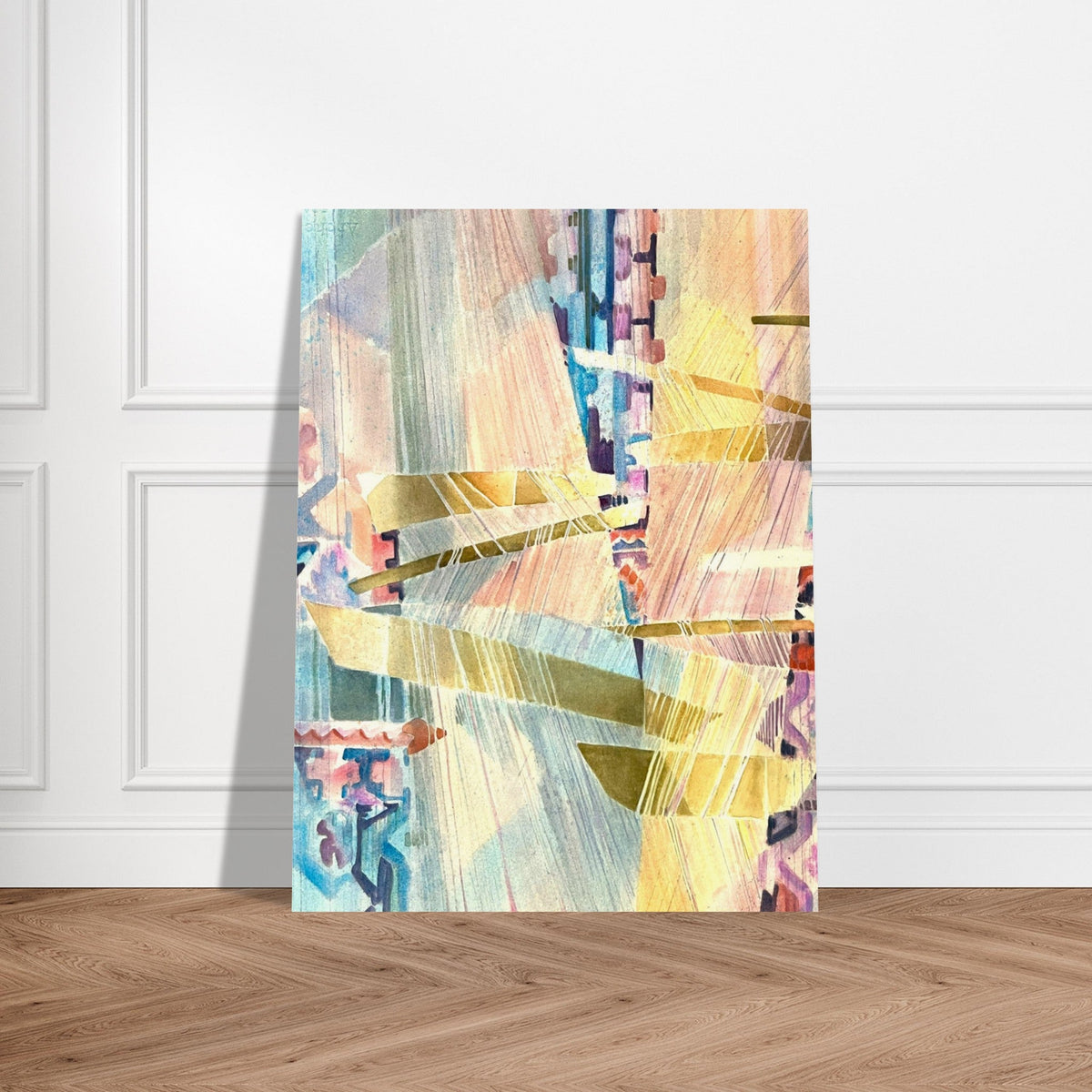 'Loom Series' Abstract I 18x24 Museum-Quality Matte Paper Poster | Original Artwork by American Artist Barbara Cleary-4