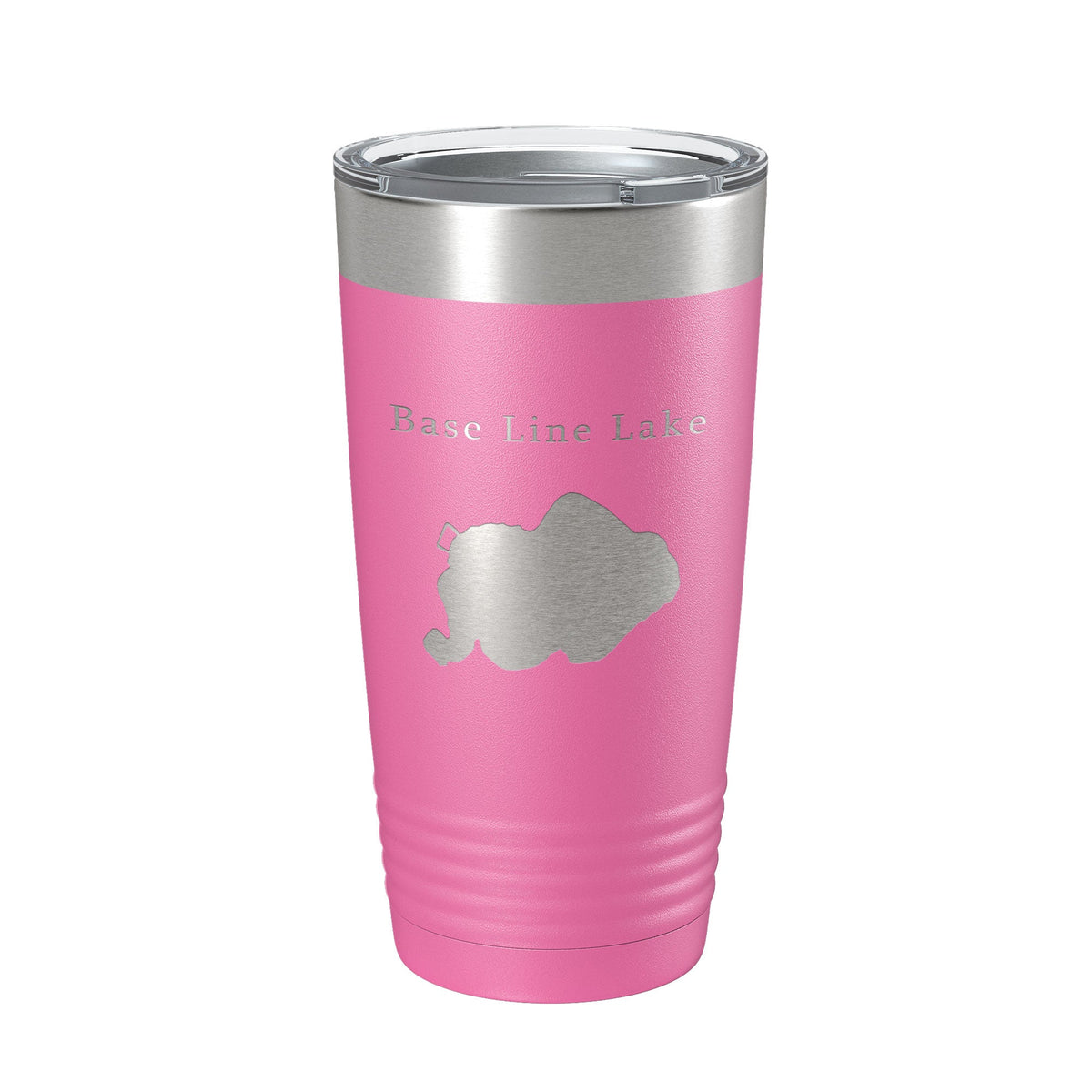 Base Line Lake Map Tumbler Travel Mug Insulated Laser Engraved Coffee Cup Huron River Chain of Lakes Michigan 20 oz-11