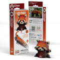 Red Panda 3D puzzle fully assembled from biodegradable cardboard, showing reddish coat and striped tail