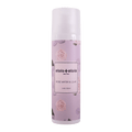 Rose water and lilac fragrance hand cream tube on a clean minimalist background