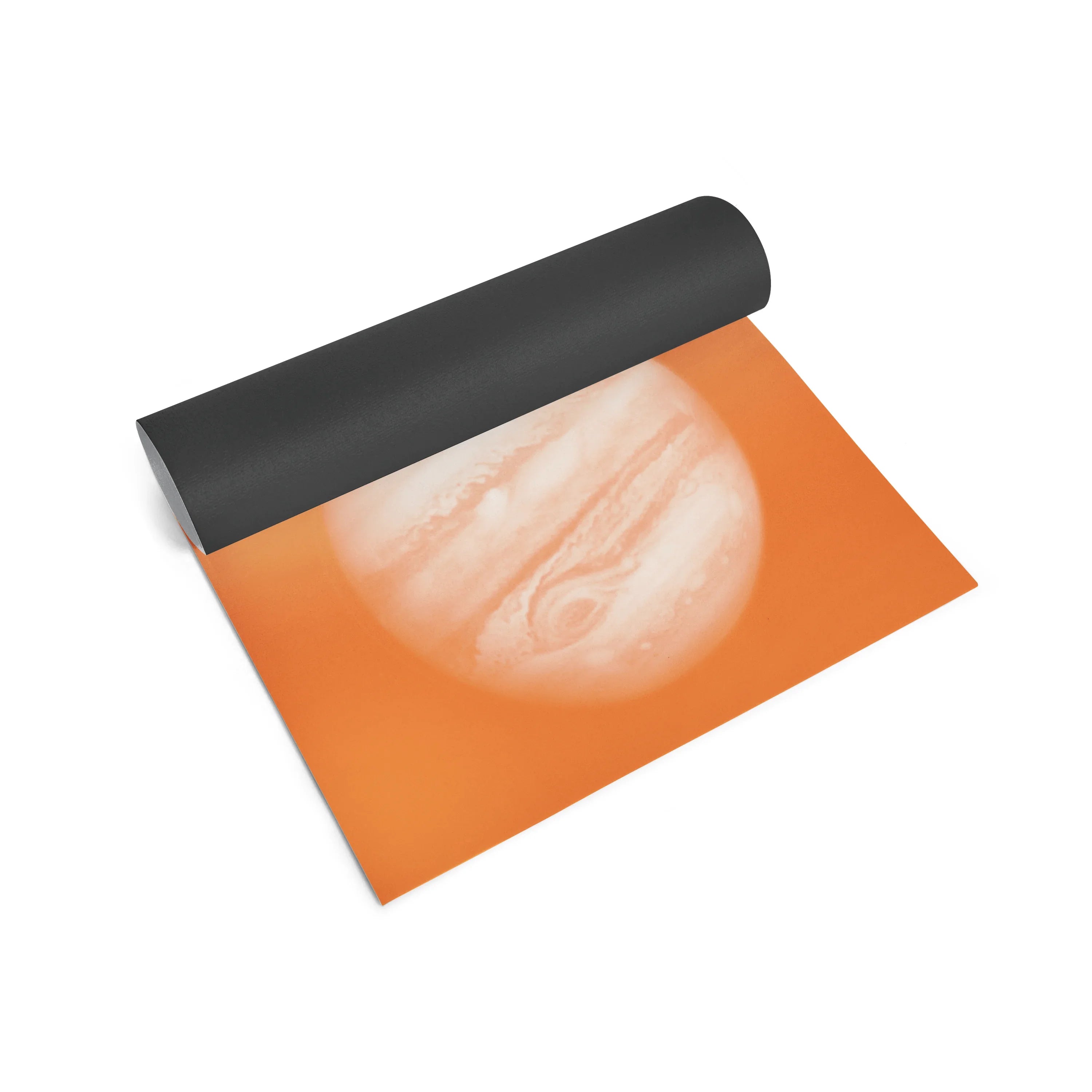 Hatsumi non-slip yoga mat featuring a minimalist Japanese-inspired brushstroke design and cushioned texture — view 3