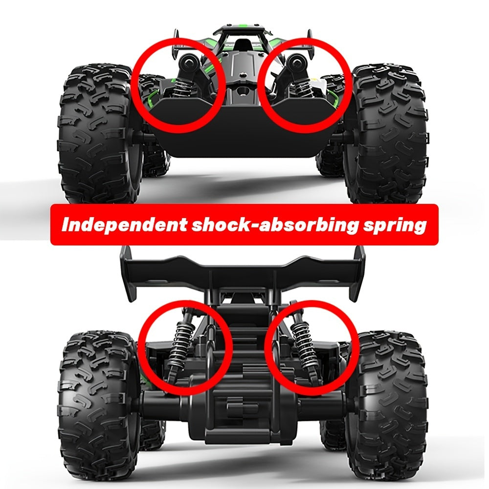 1:18 scale high-speed off-road RC SUV car with weather-resistant tires and durable plastic body — view 5