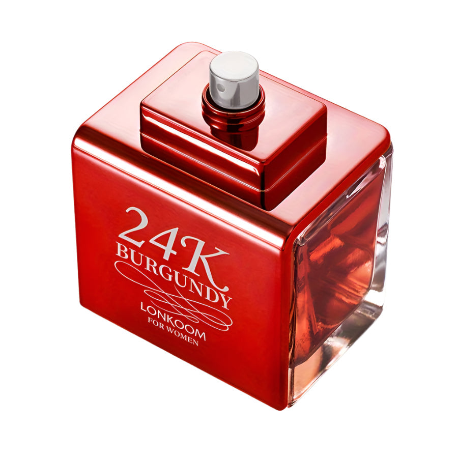 Elegant 100ml women's oriental floral eau de parfum glass bottle with refreshing liquid fragrance inside.