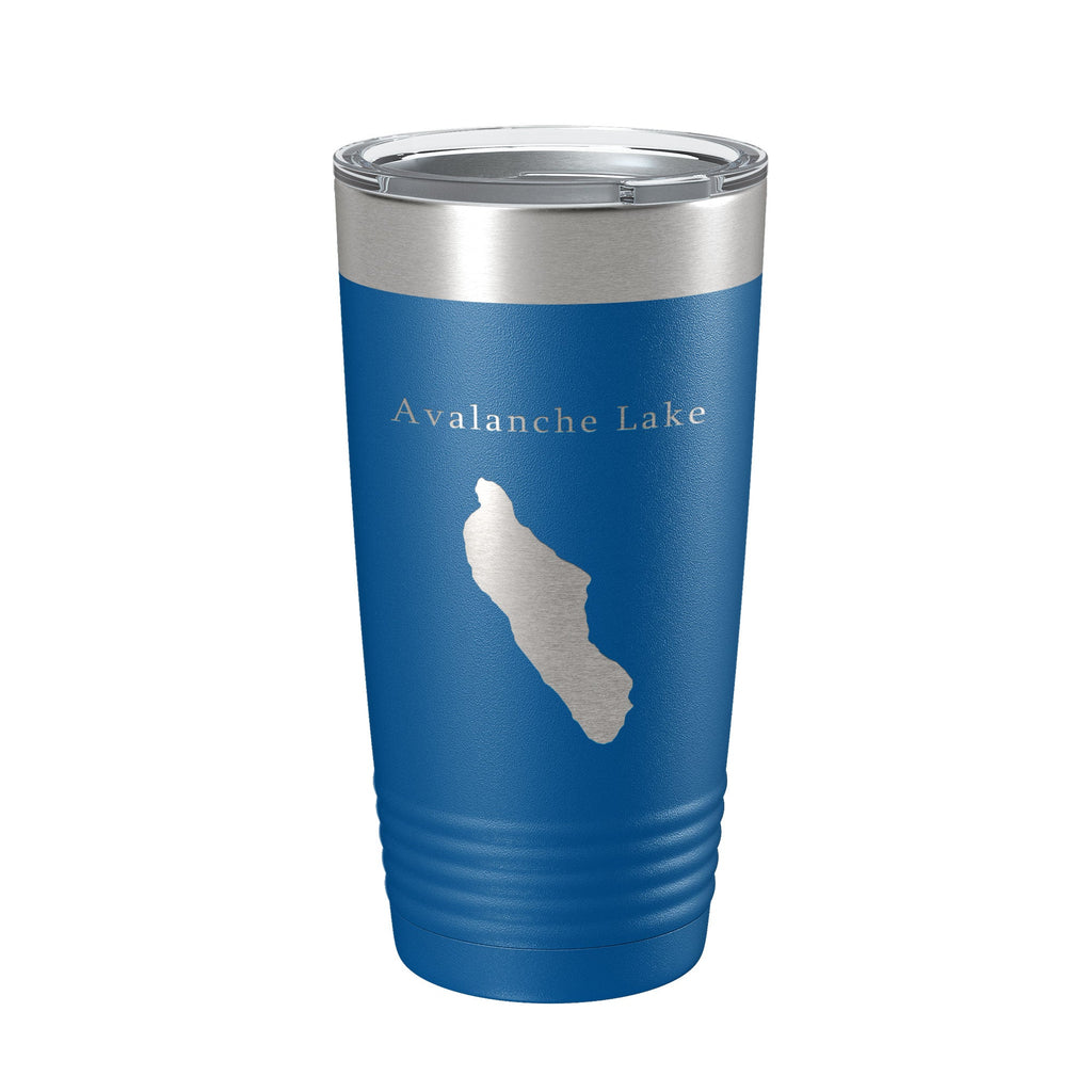 Avalanche Lake Map Tumbler Travel Mug Insulated Laser Engraved Coffee Cup Montana 20 oz-6