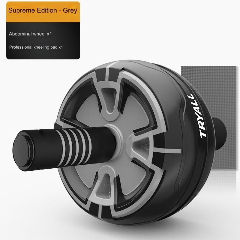 Automatic rebound ab wheel fitness roller with comfortable kneeling pad and ergonomic non-slip handles — view 4