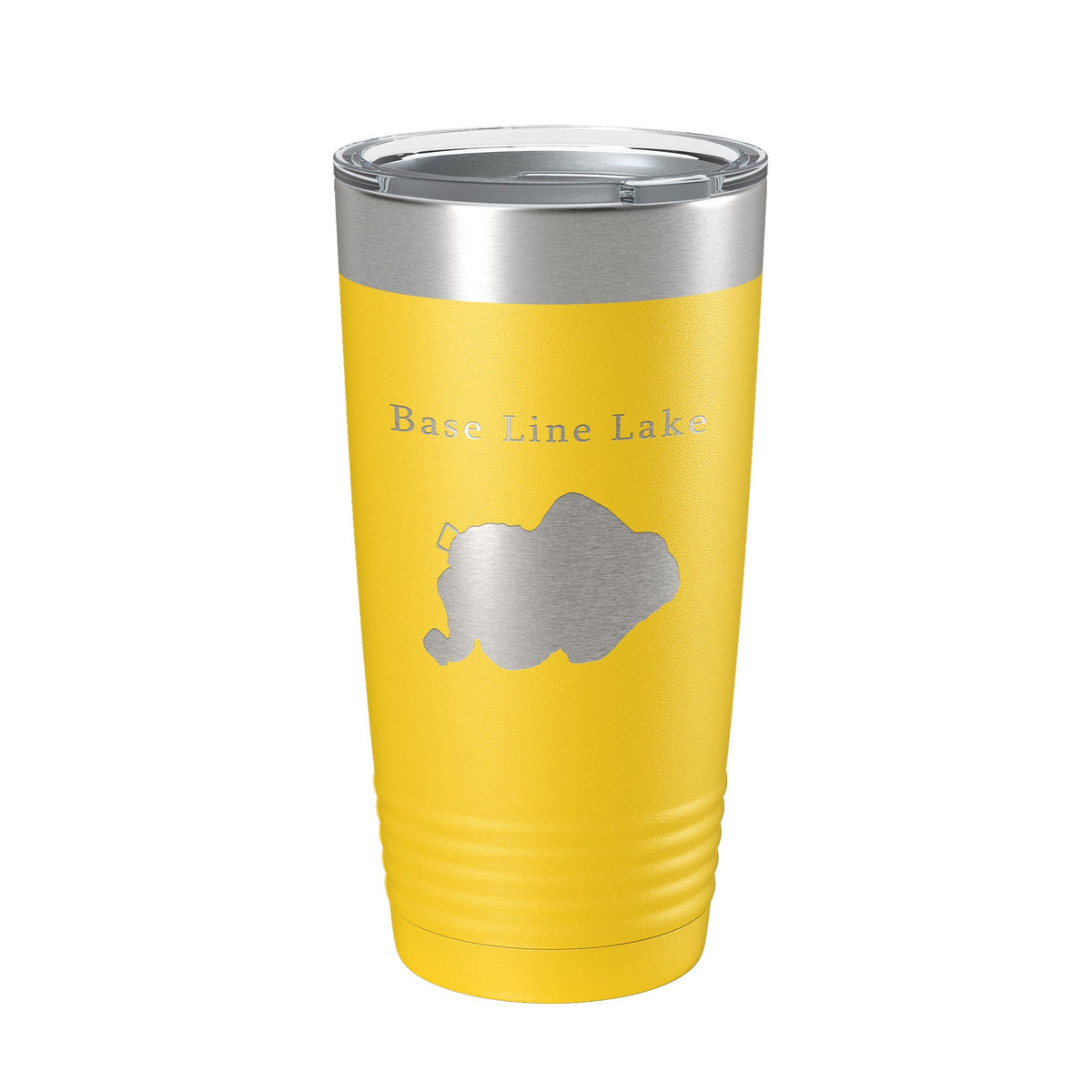 Base Line Lake Map Tumbler Travel Mug Insulated Laser Engraved Coffee Cup Huron River Chain of Lakes Michigan 20 oz-19