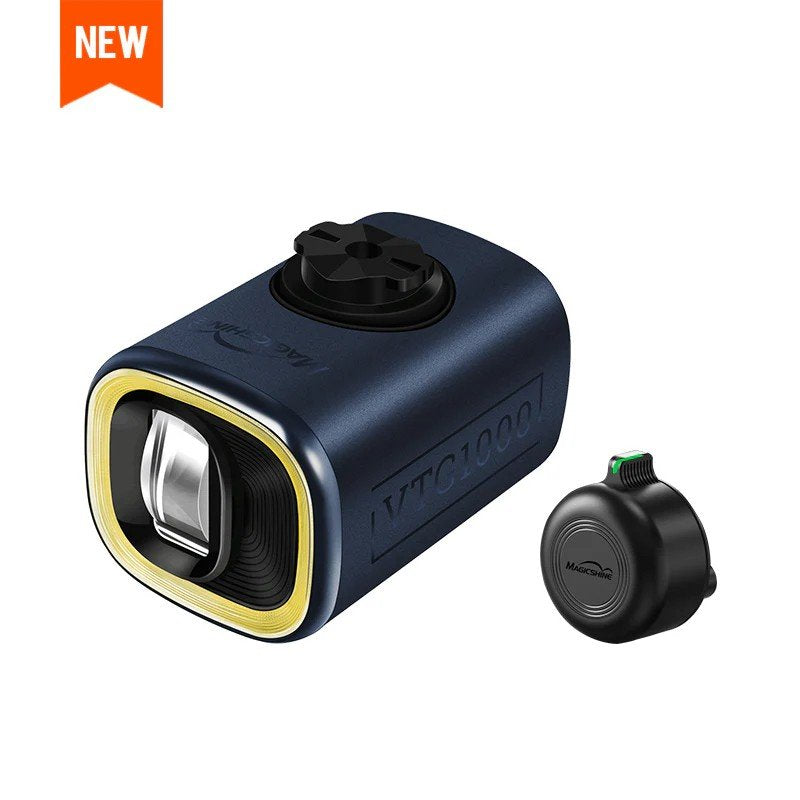 Magicshine VTG 1000 front light and tail light set for Brompton folding bikes with wireless remote — view 2