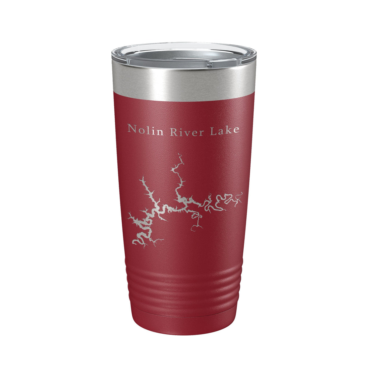 Nolin River Lake Map Tumbler Travel Mug Insulated Laser Engraved Coffee Cup Kentucky 20 oz-18