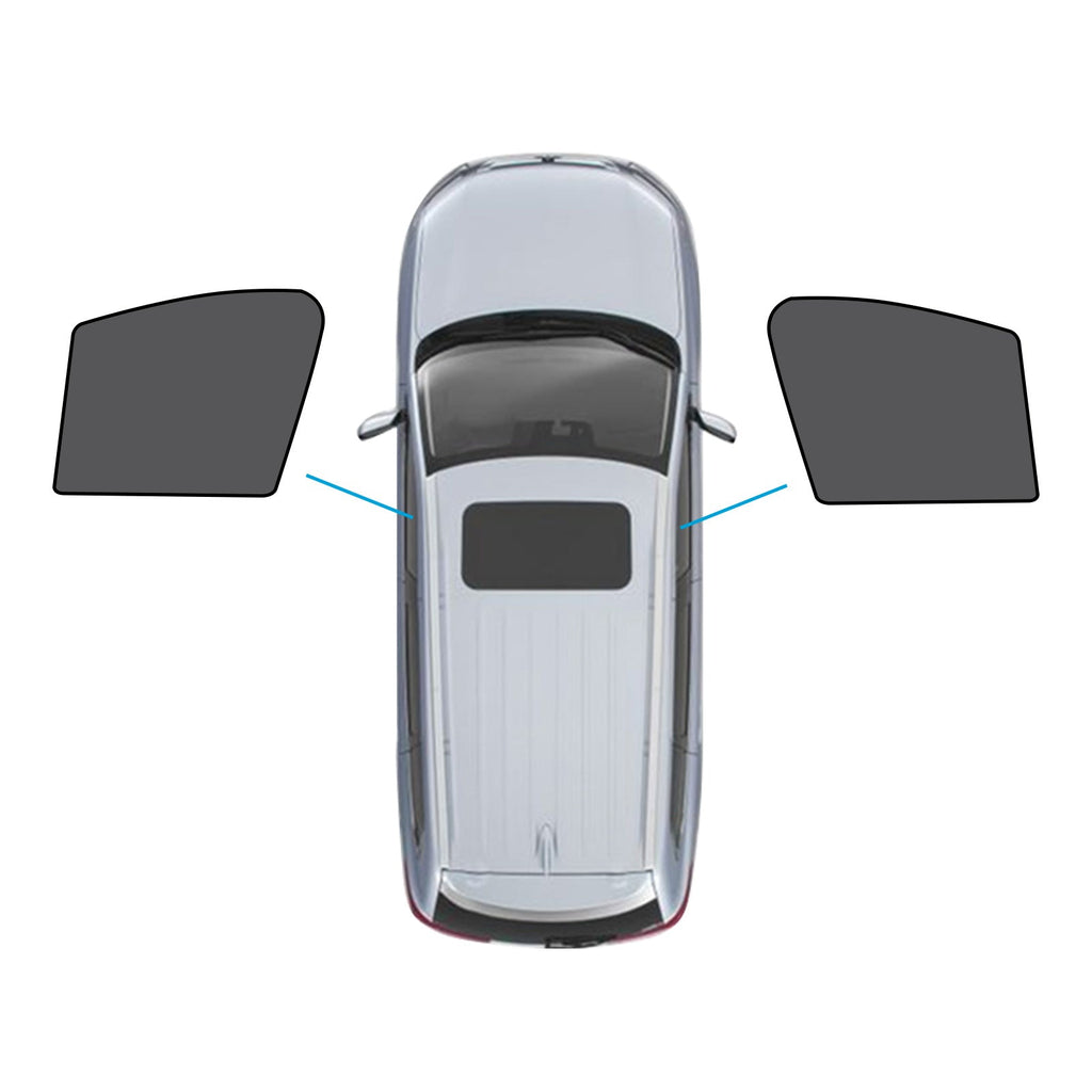 Magnetic black mesh car window shades installed on a Mazda CX-5 offering UV protection — view 5