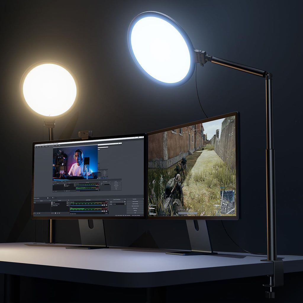 10.2 Inches Dimmable Ring Light With Adjustable Stand