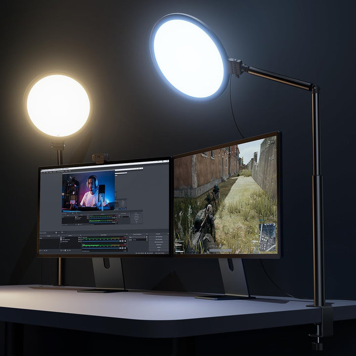 10.2 Inches Dimmable Ring Light With Adjustable Stand