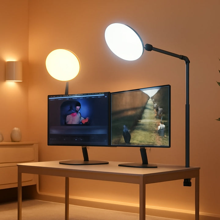 10.2 Inches Dimmable Ring Light With Adjustable Stand
