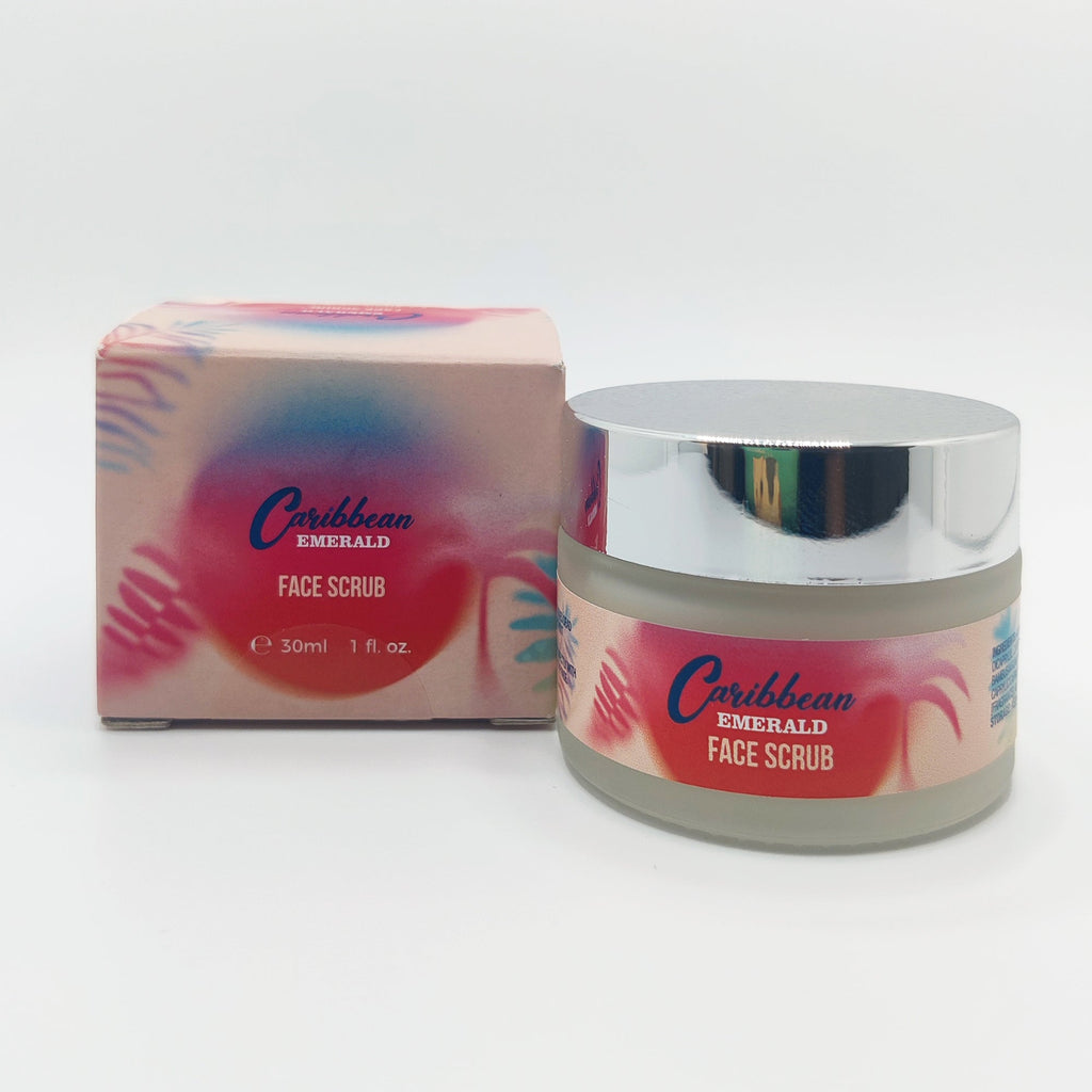 Delicate face scrub jar featuring natural bamboo extract and soothing organic rose water formulation. — view 4