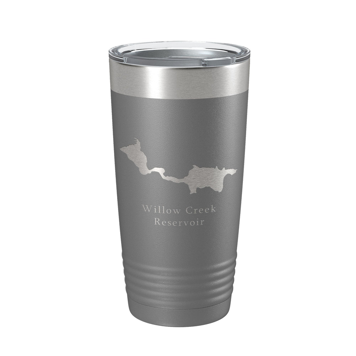 Willow Creek Reservoir Arapaho Tumbler Lake Map Travel Mug Insulated Laser Engraved Coffee Cup Colorado 20 oz-16