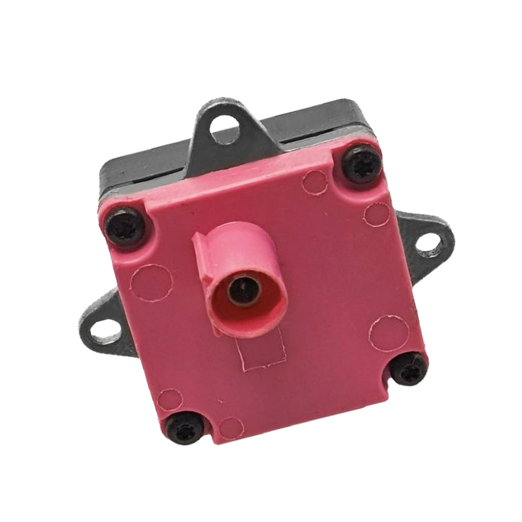 Rear view backup camera in black metal housing with mounting bracket and wiring cables — view 4