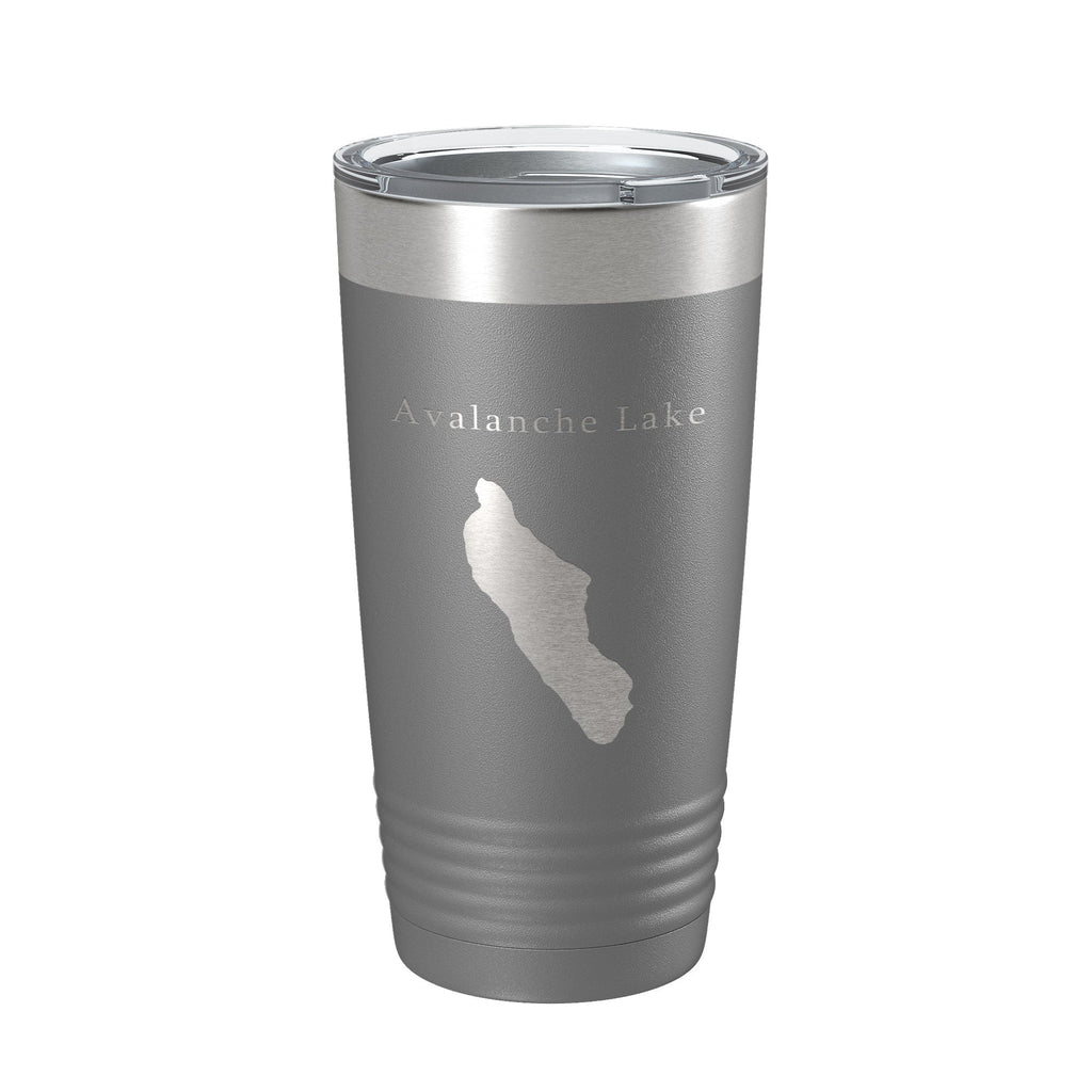 Avalanche Lake Map Tumbler Travel Mug Insulated Laser Engraved Coffee Cup Montana 20 oz-16