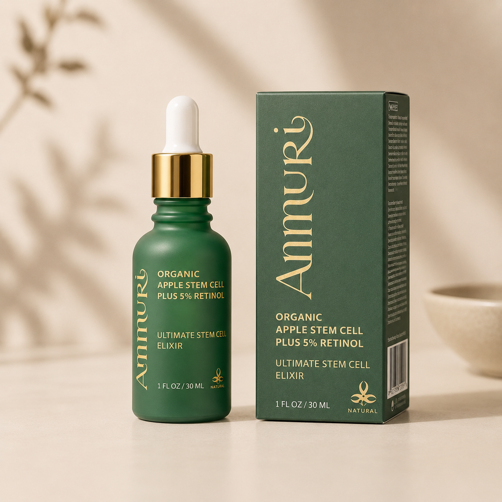Retinol 5% Serum with Apple Stem Cell for Fine Lines & Uneven Tone (30ml) | Ammuri-1