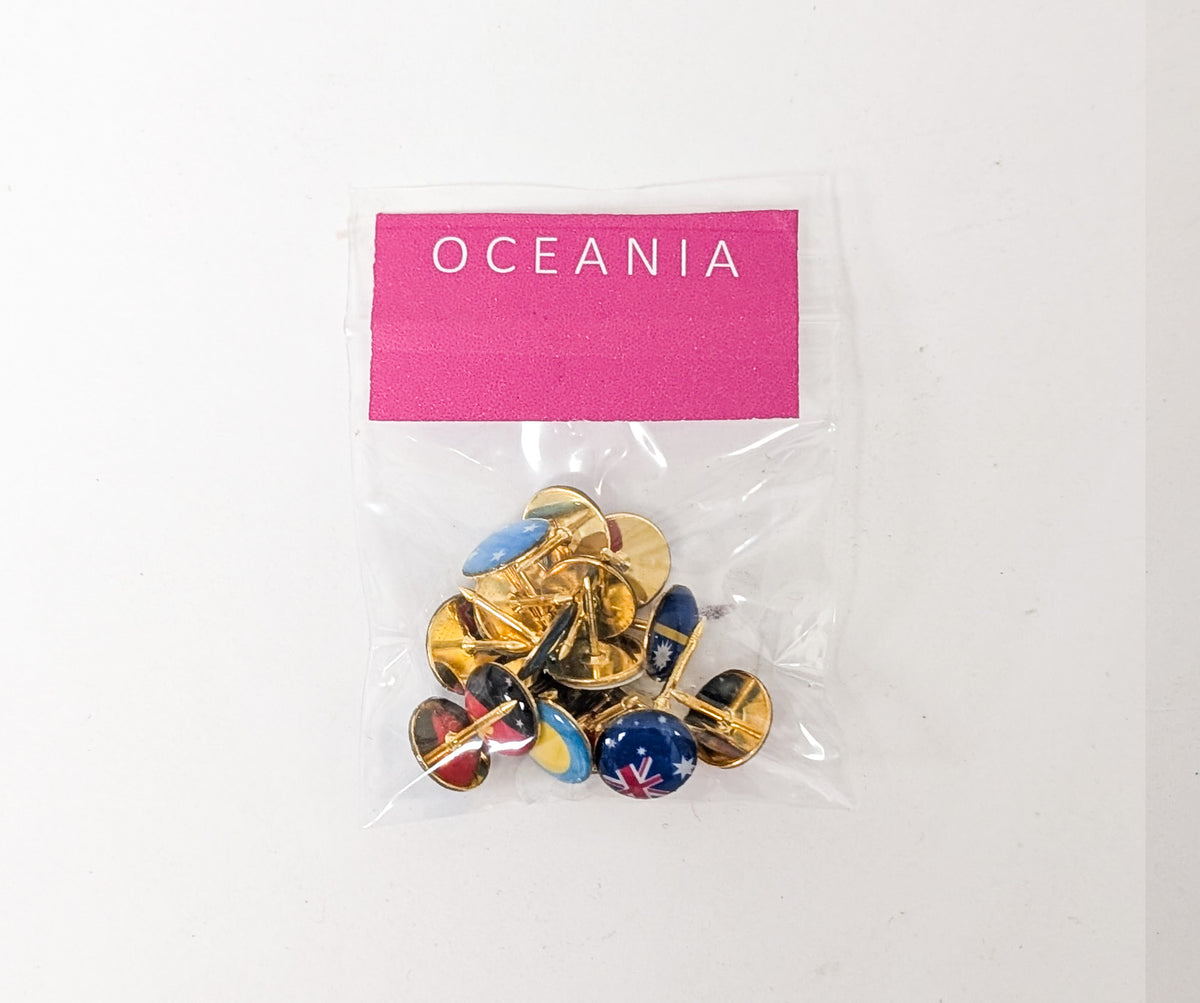 Epoxy National Flag Push Pins | Continental Sets-13