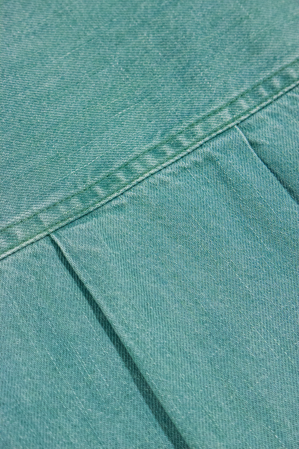 Green Denim Top-4