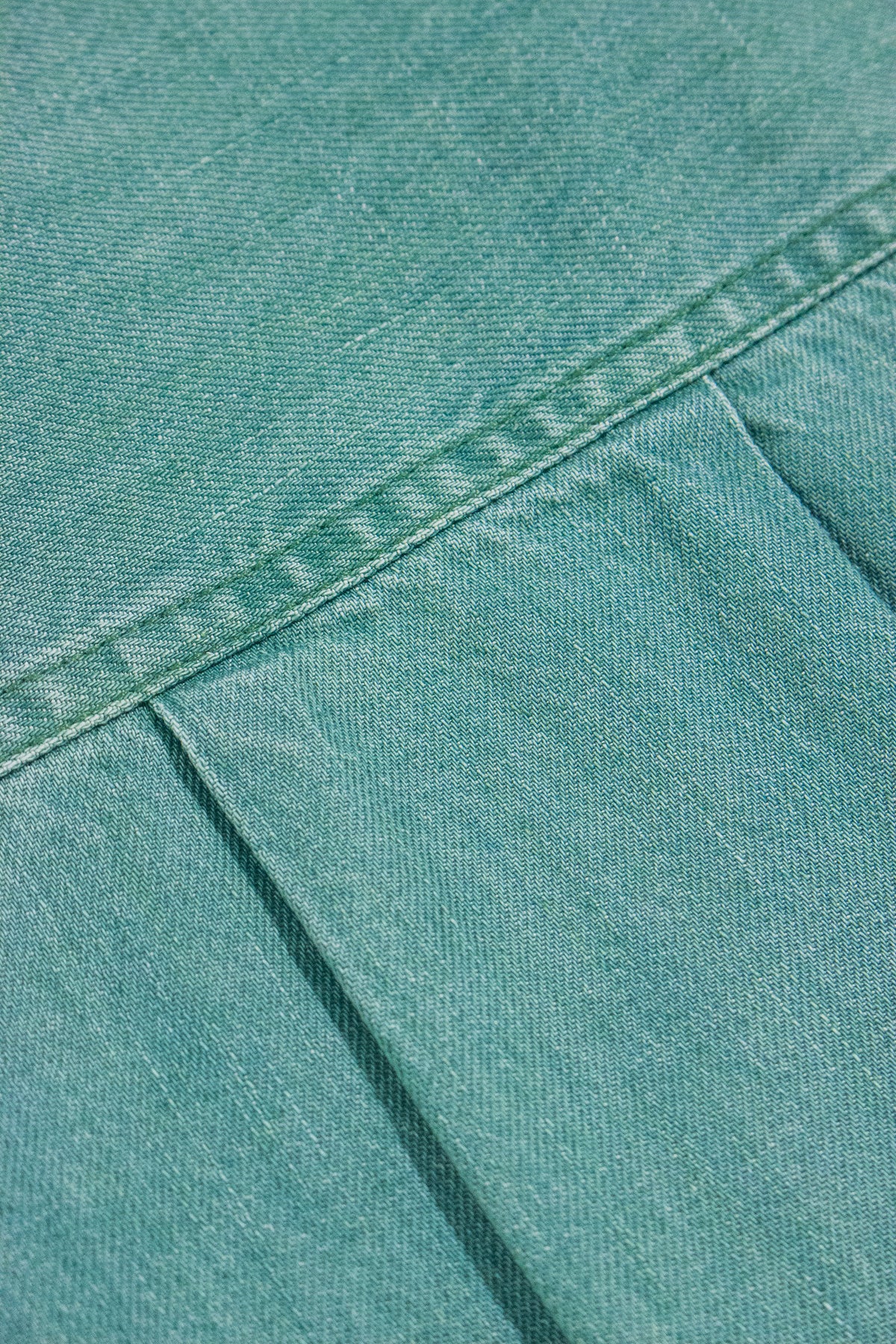 Green Denim Top-4
