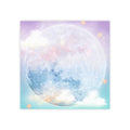 Moonlight Shimmer Sticky Notes featuring a dreamy pastel sky, moon, and fluffy clouds design.
