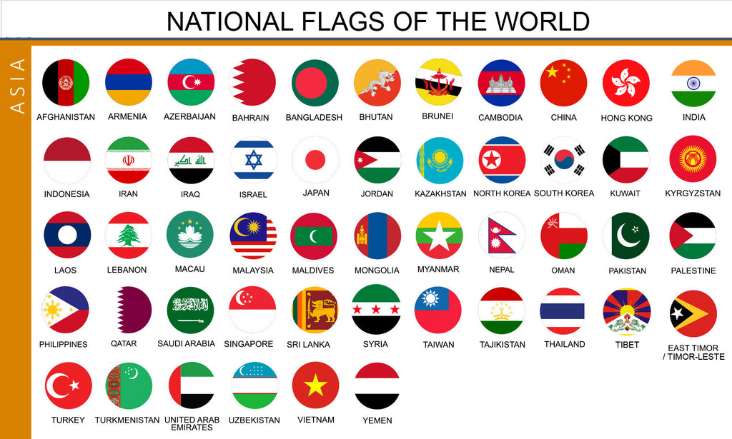Epoxy National Flag Push Pins | Continental Sets-6