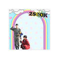 2Seok J-Day Reunion adhesive sticky notes featuring light blue BTS design with rainbows and clouds