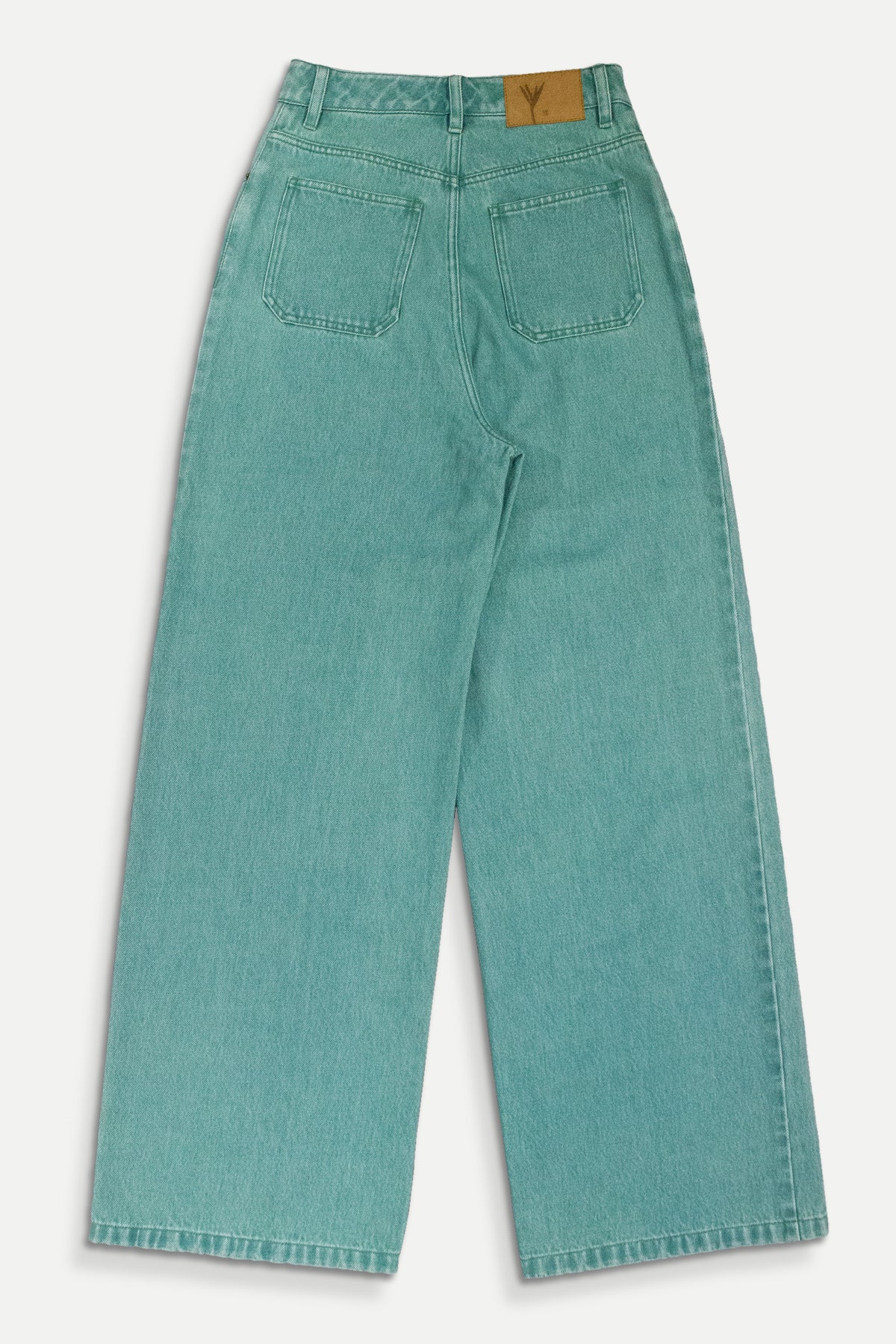 Green Denim Jeans-1