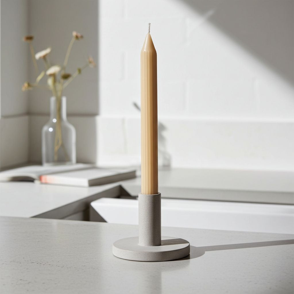 Coloured Beeswax Taper Candle | Singles-0