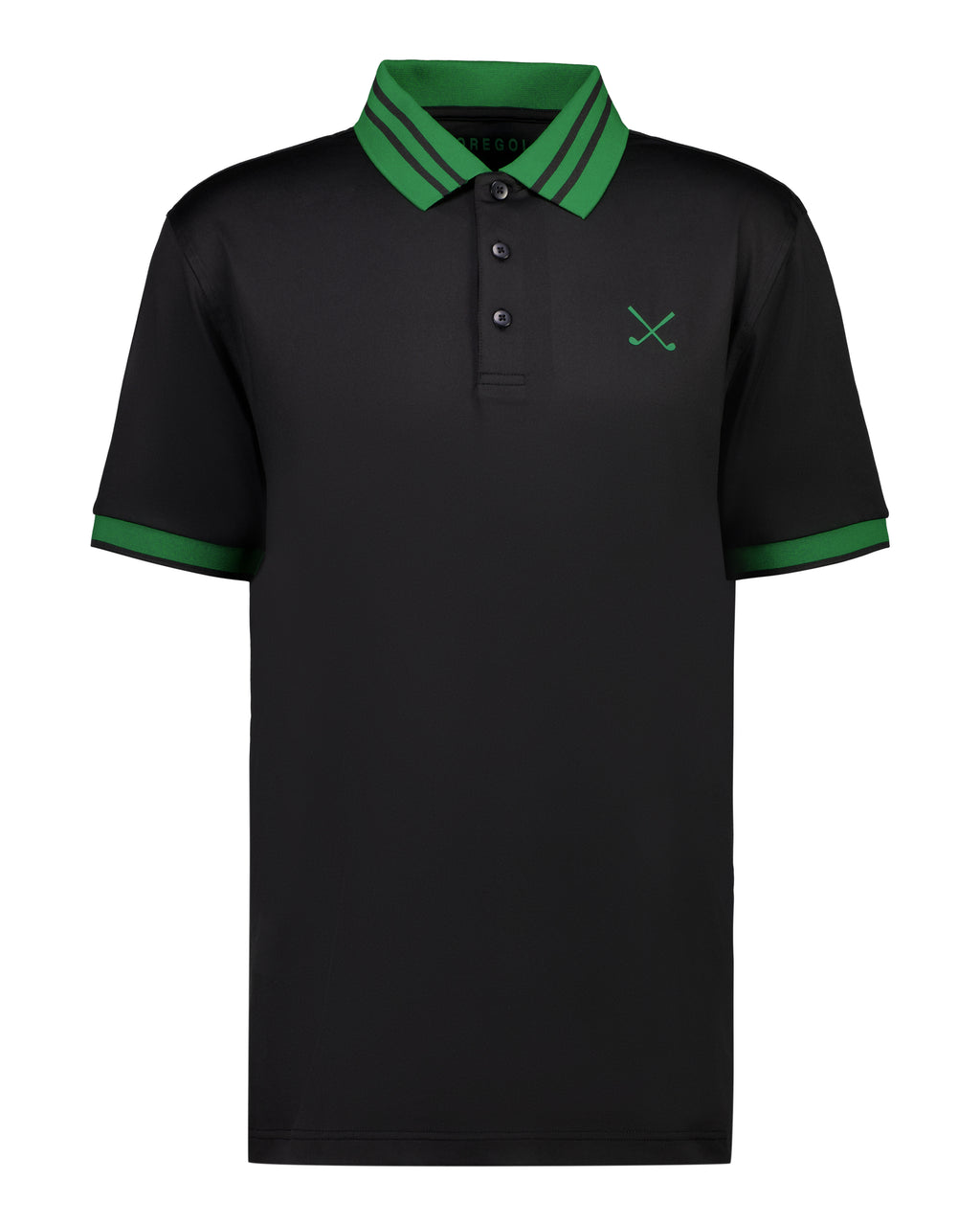 Men's premium athletic fit golf polo shirt in solid color for comfortable outdoor sports — view 2