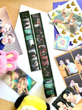 Jimin and Jungkook GCF Tokyo decorative washi tape roll featuring printed photography, 30mm by 10m